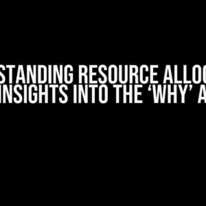 Understanding Resource Allocation: Seeking Insights into the ‘Why’ and ‘How’